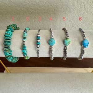 Turquoise and Sterling Silver Bracelets